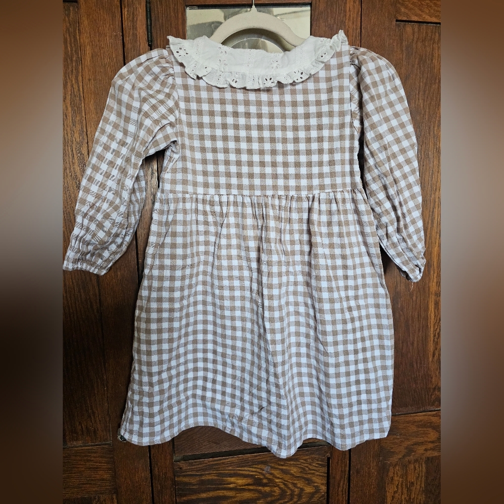 Girls Gingham Dress